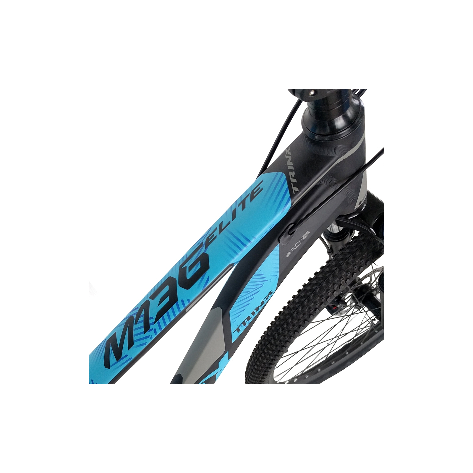 Велосипед Trinx Majestic M136Elite 2019 27.5" 21" Matt-Black-Blue-Grey (M136Elite.21MBBG) изображение 2