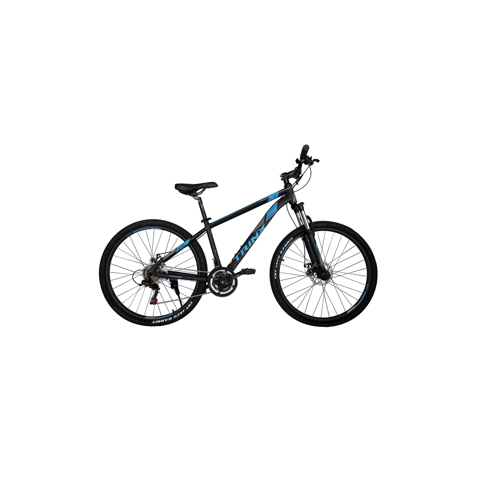 Велосипед Trinx Majestic M136Elite 2019 27.5" 21" Matt-Black-Blue-Grey (M136Elite.21MBBG)