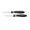Набор ножей Tramontina COR & COR для овощей 2шт 76 мм Black (23461/203) изображение 2