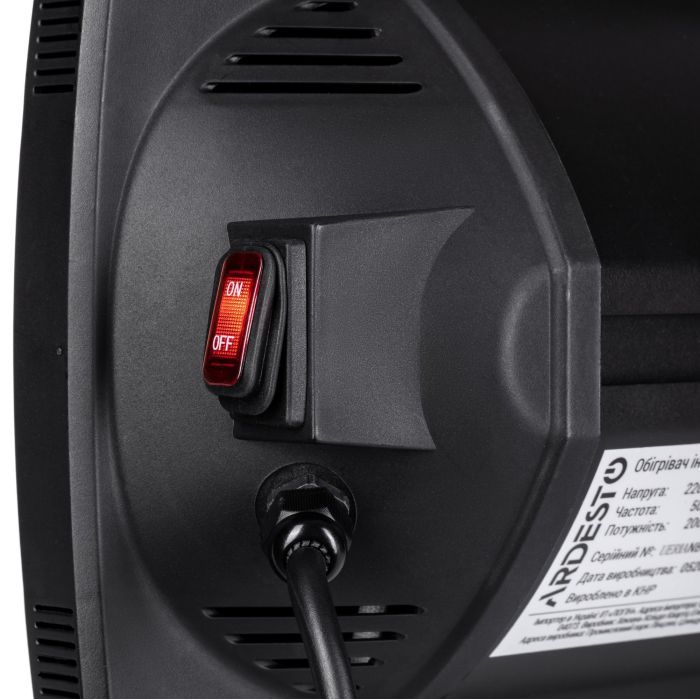 Обогреватель Ardesto IH-2000-CBN1B изображение 7