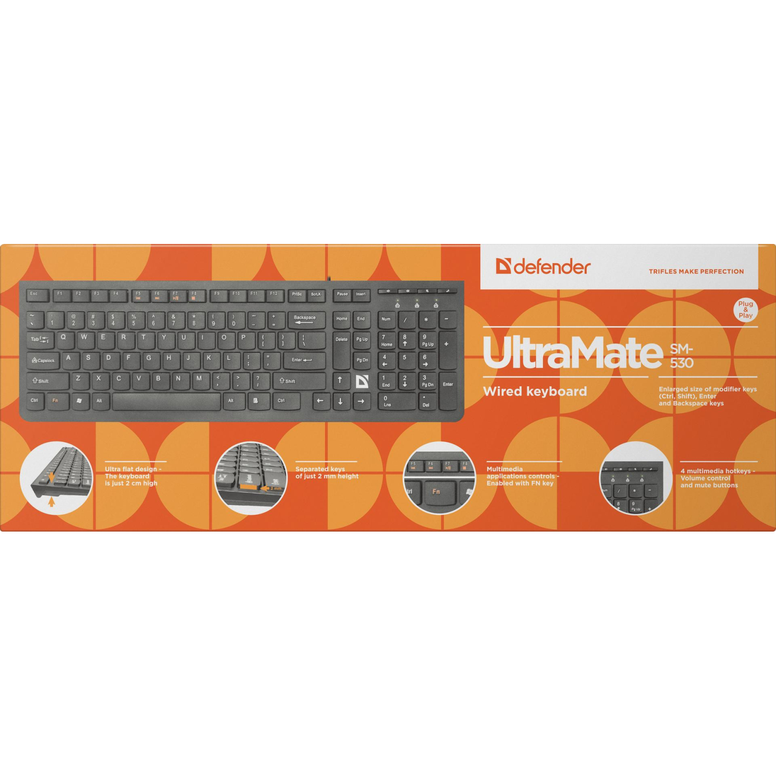 Клавіатура Defender UltraMate SM-530 RU (45530) зображення 6
