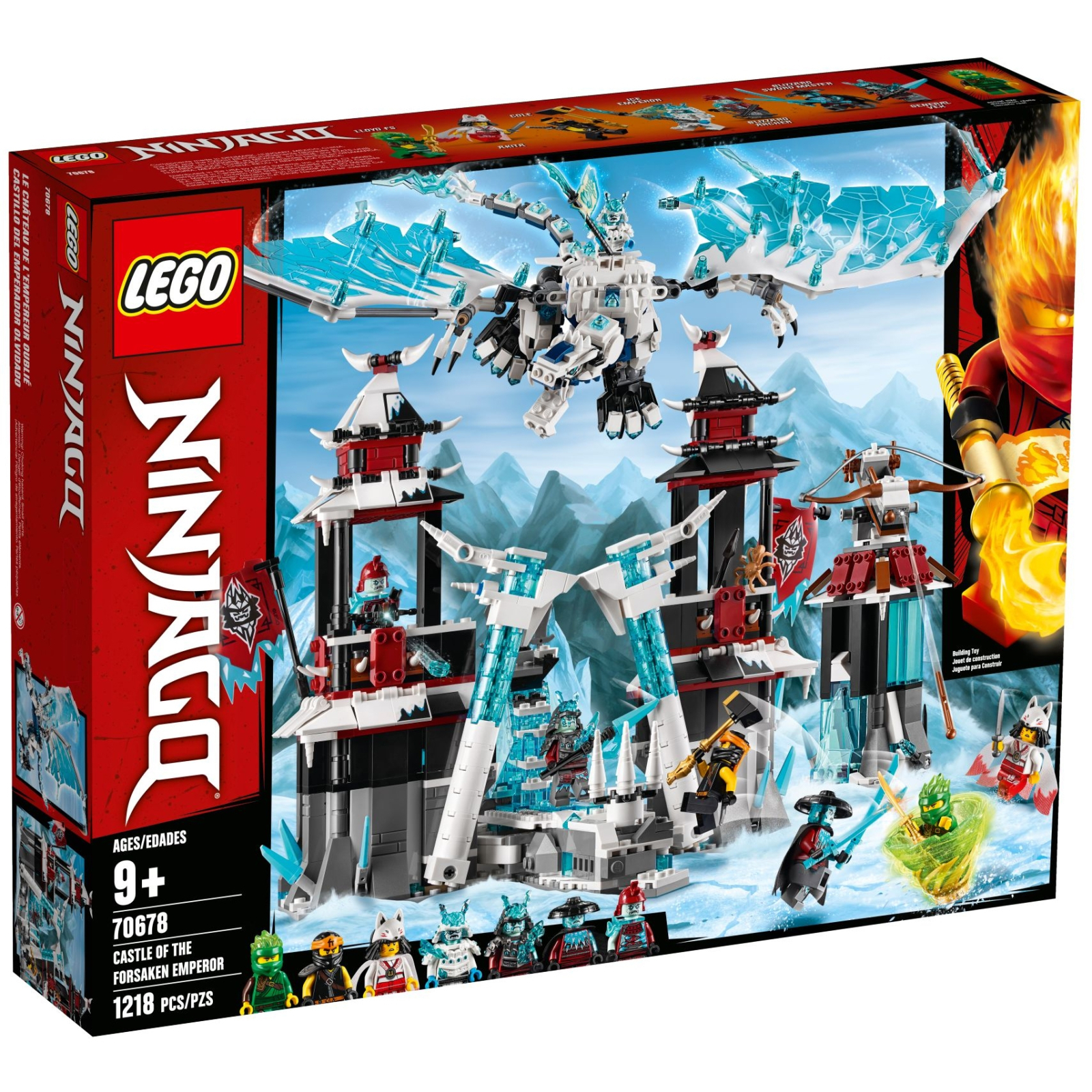 Конструктор LEGO Ninjago Замок проклятого императора 1218 деталей (70678)
