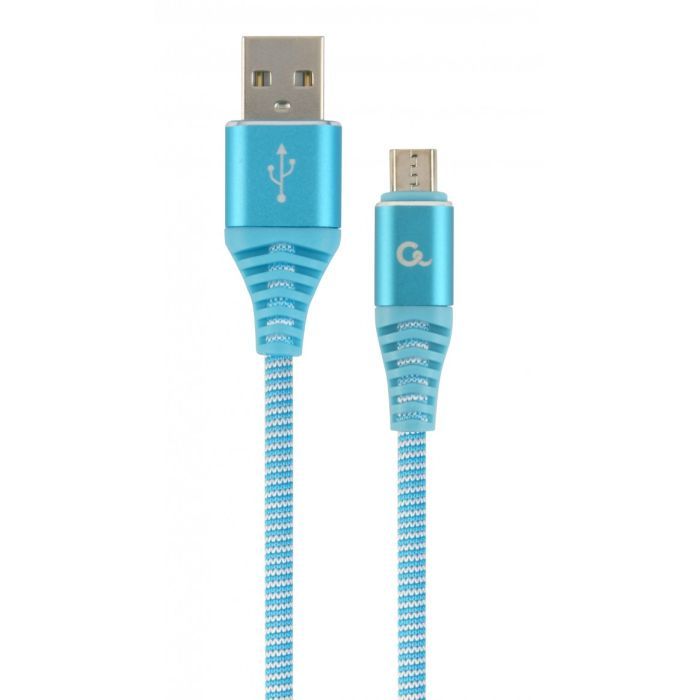 Дата кабель USB 2.0 Micro 5P to AM Cablexpert (CC-USB2B-AMmBM-1M-PW)