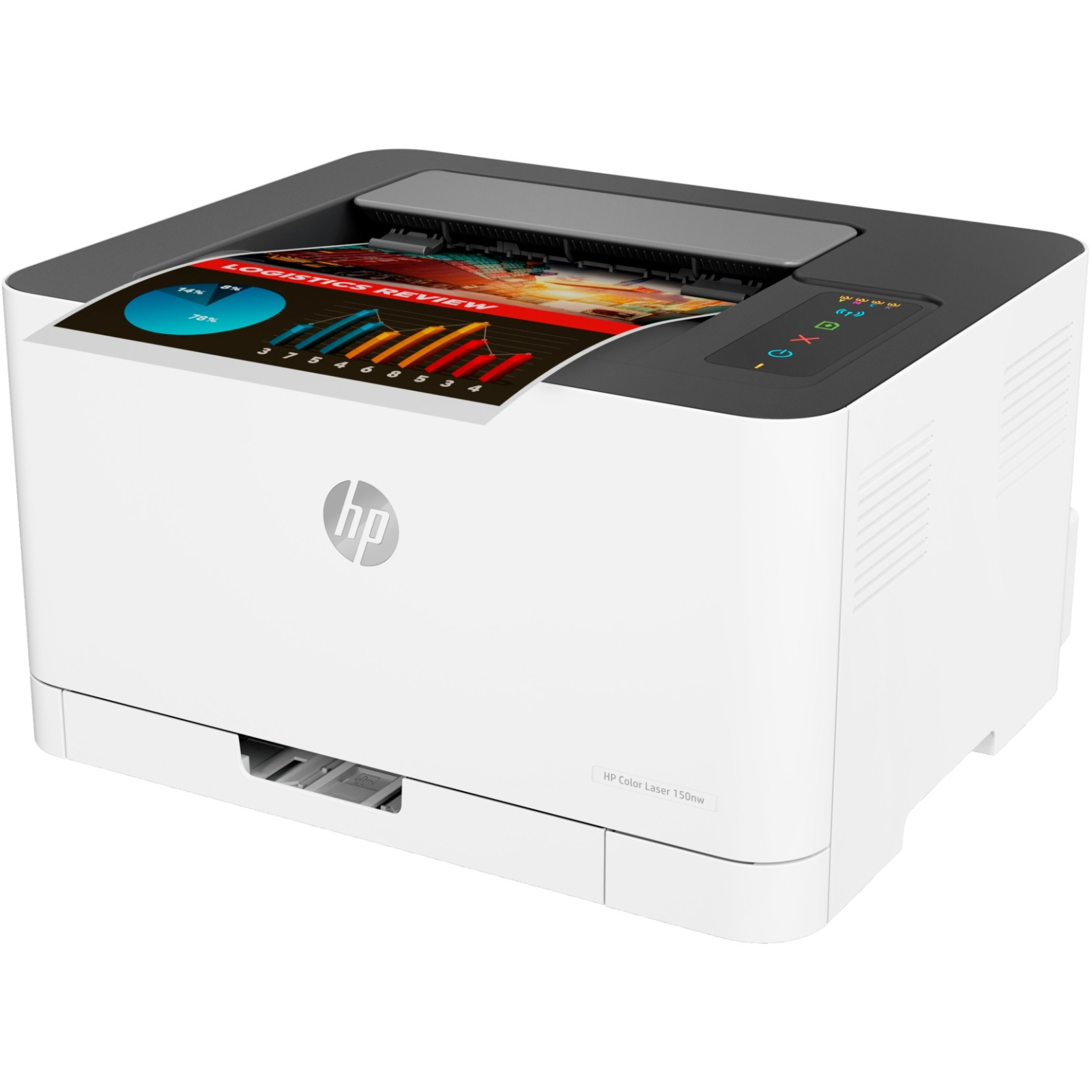 Лазерний принтер HP Color LaserJet 150nw с Wi-Fi (4ZB95A) зображення 3