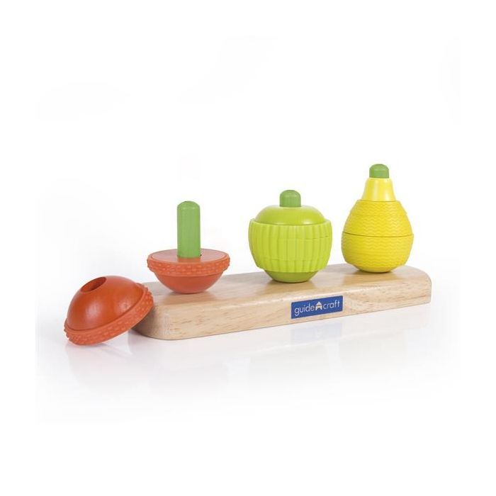 Развивающая игрушка Guidecraft Пирамидка Manipulatives Фрукты (G6732) изображение 2