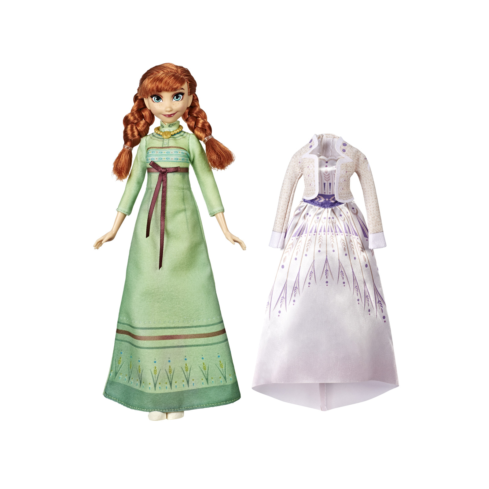 Кукла Hasbro Frozen Холодное сердце 2 Анна с дополнительным нарядом (E5500_E6908)