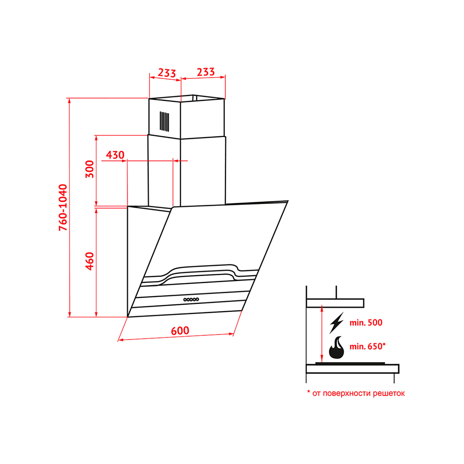 Вытяжка кухонная Perfelli DNS 6733 B 1100 BL/I LED Strip изображение 7