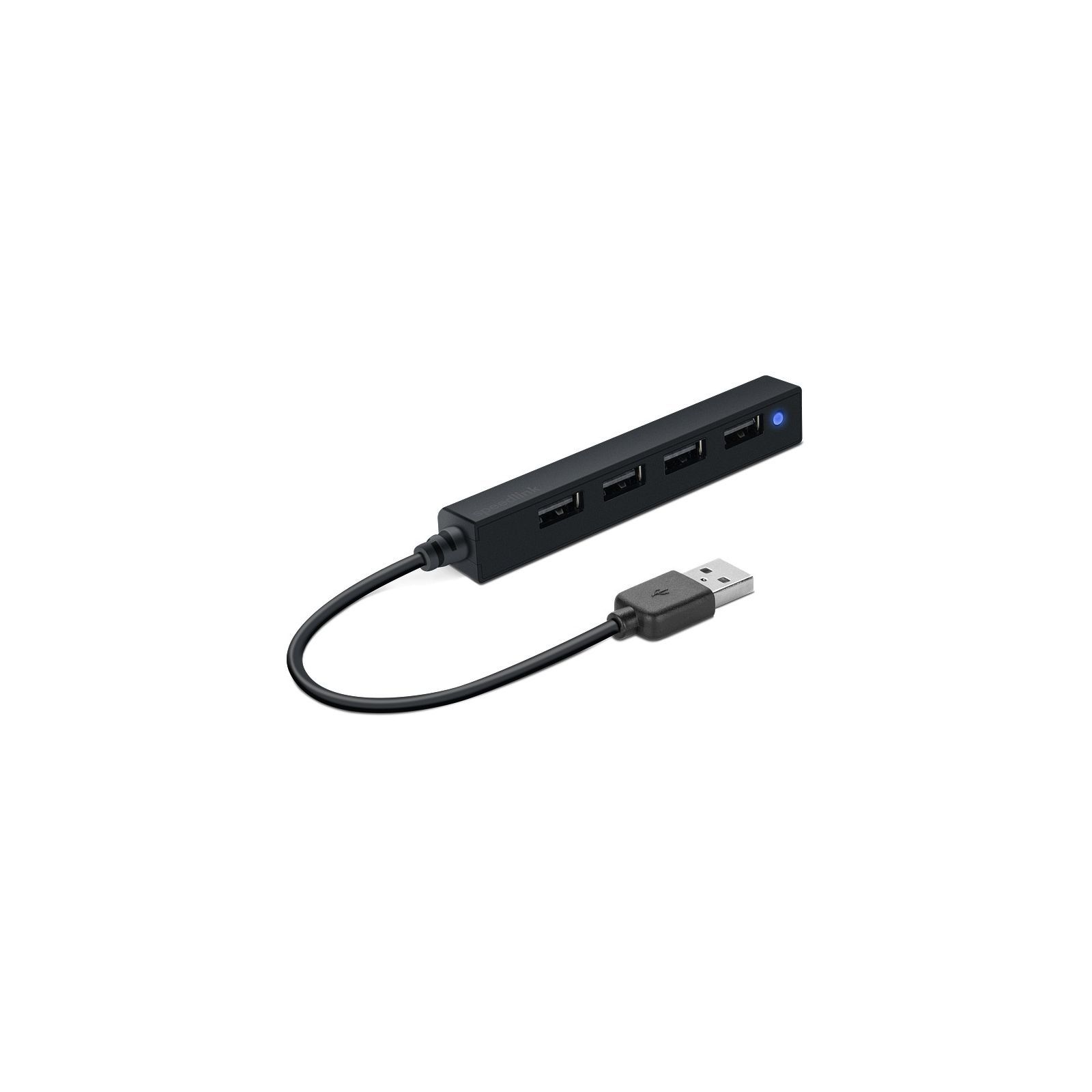 SpeedLink SL-140000-BK Snappy Slim 4 Porte Hub USB 2.0 Nero