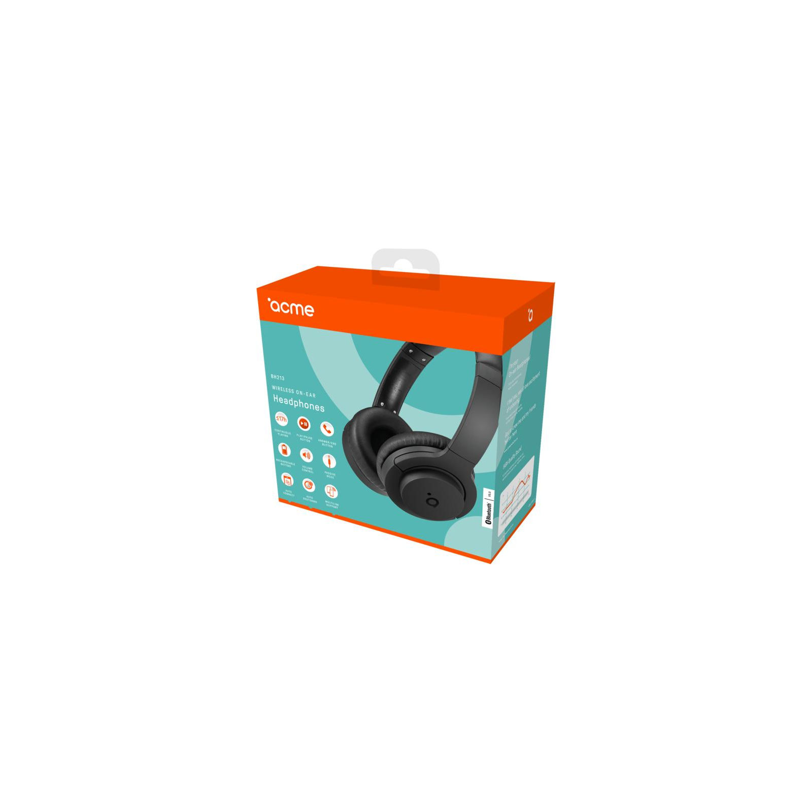 Навушники ACME BH213 Wireless On-Ear Headphones (4770070881095) зображення 8