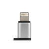 Перехідник Visual MicroUSB to Lightning, silver Remax (RA-USB2-SILVER)