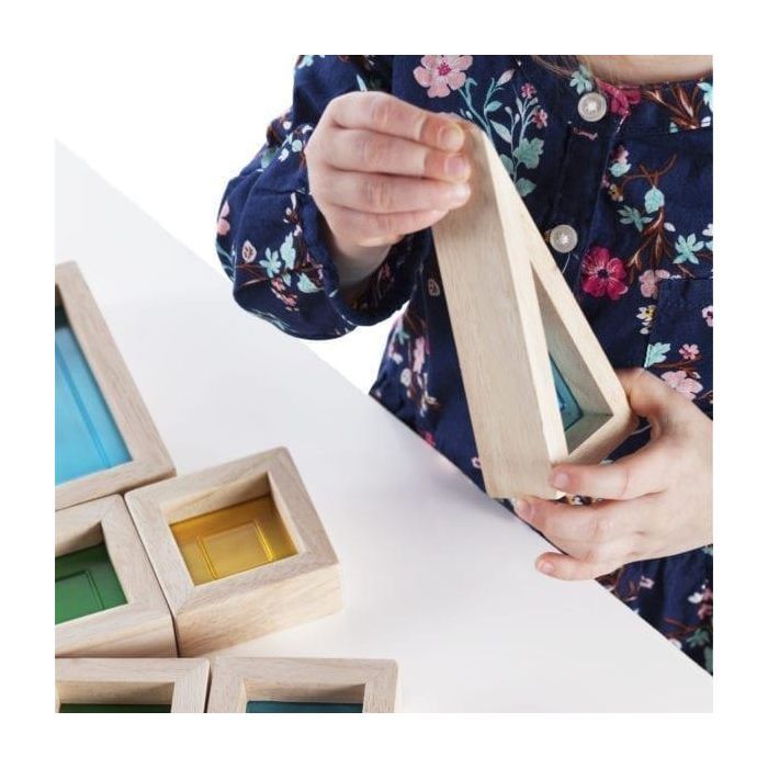 Игровой набор Guidecraft стандартных блоков Block Play Большая радуга, 30 шт. (G3016) изображение 3