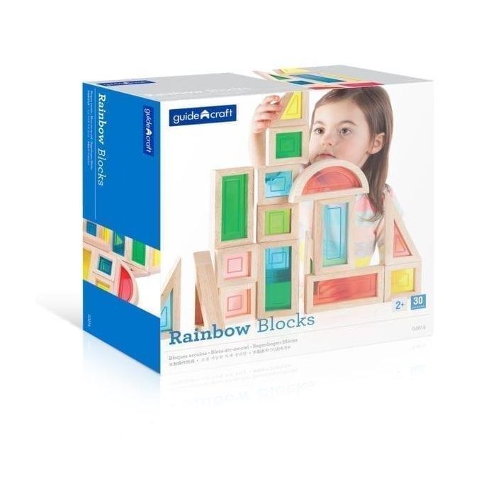 Игровой набор Guidecraft стандартных блоков Block Play Большая радуга, 30 шт. (G3016) изображение 5