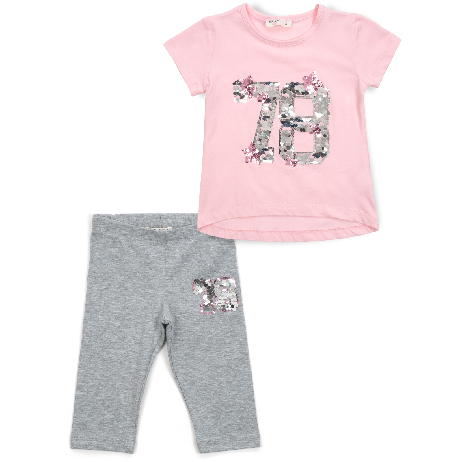 Набір дитячого одягу Breeze "78" (14246-116G-pinkgray)