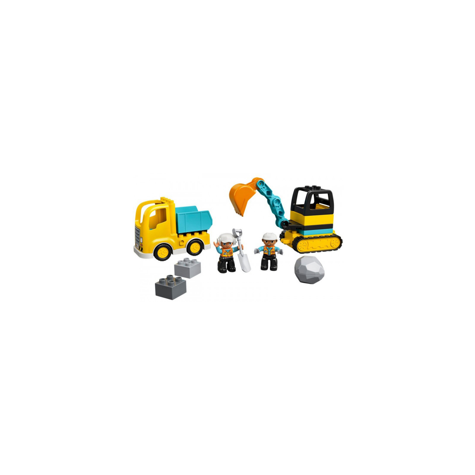 Конструктор LEGO Duplo Town Грузовик и гусеничный экскаватор 20 деталей (10931) изображение 2