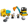 Конструктор LEGO Duplo Town Грузовик и гусеничный экскаватор 20 деталей (10931) изображение 2