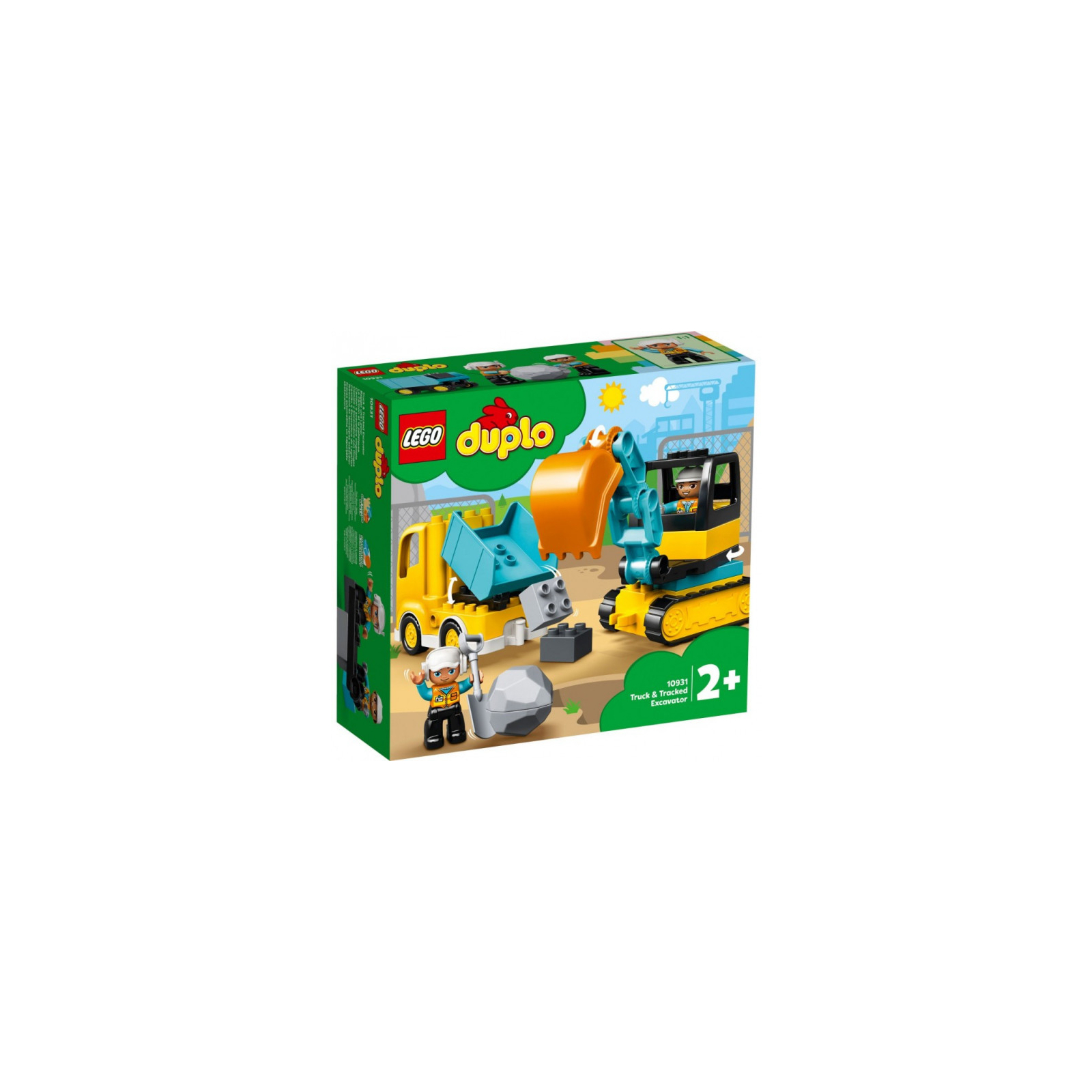 Конструктор LEGO Duplo Town Грузовик и гусеничный экскаватор 20 деталей (10931)