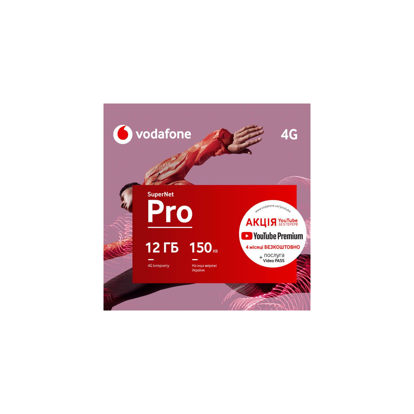 Стартовий пакет Vodafone SuperNet Pro-1 2020 (MTSIPRP10100068__S/MTSIPRP10100056__S)