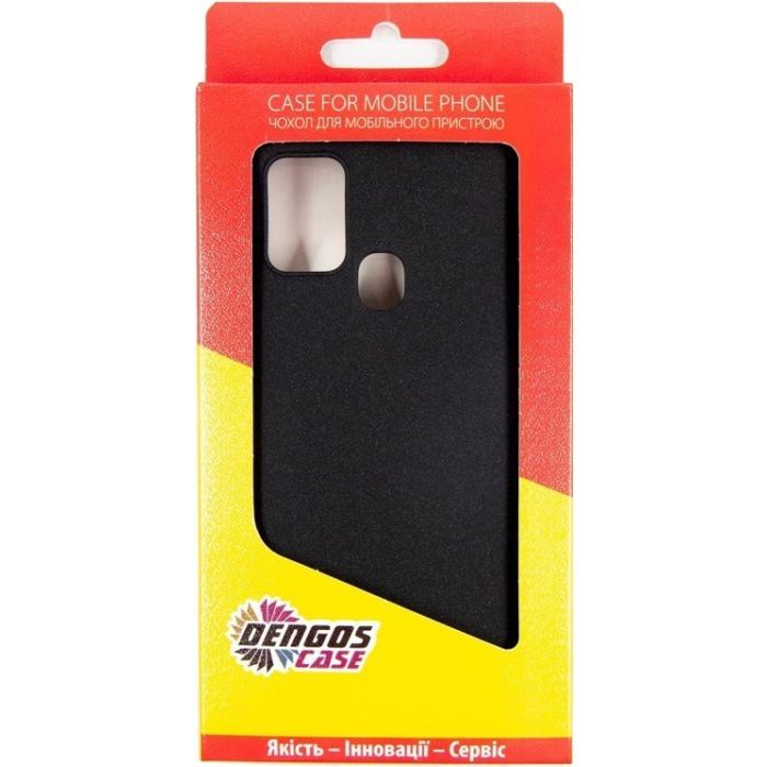 Чехол для мобильного телефона Dengos Carbon Samsung Galaxy A21s, black (DG-TPU-CRBN-74) (DG-TPU-CRBN-74) изображение 3