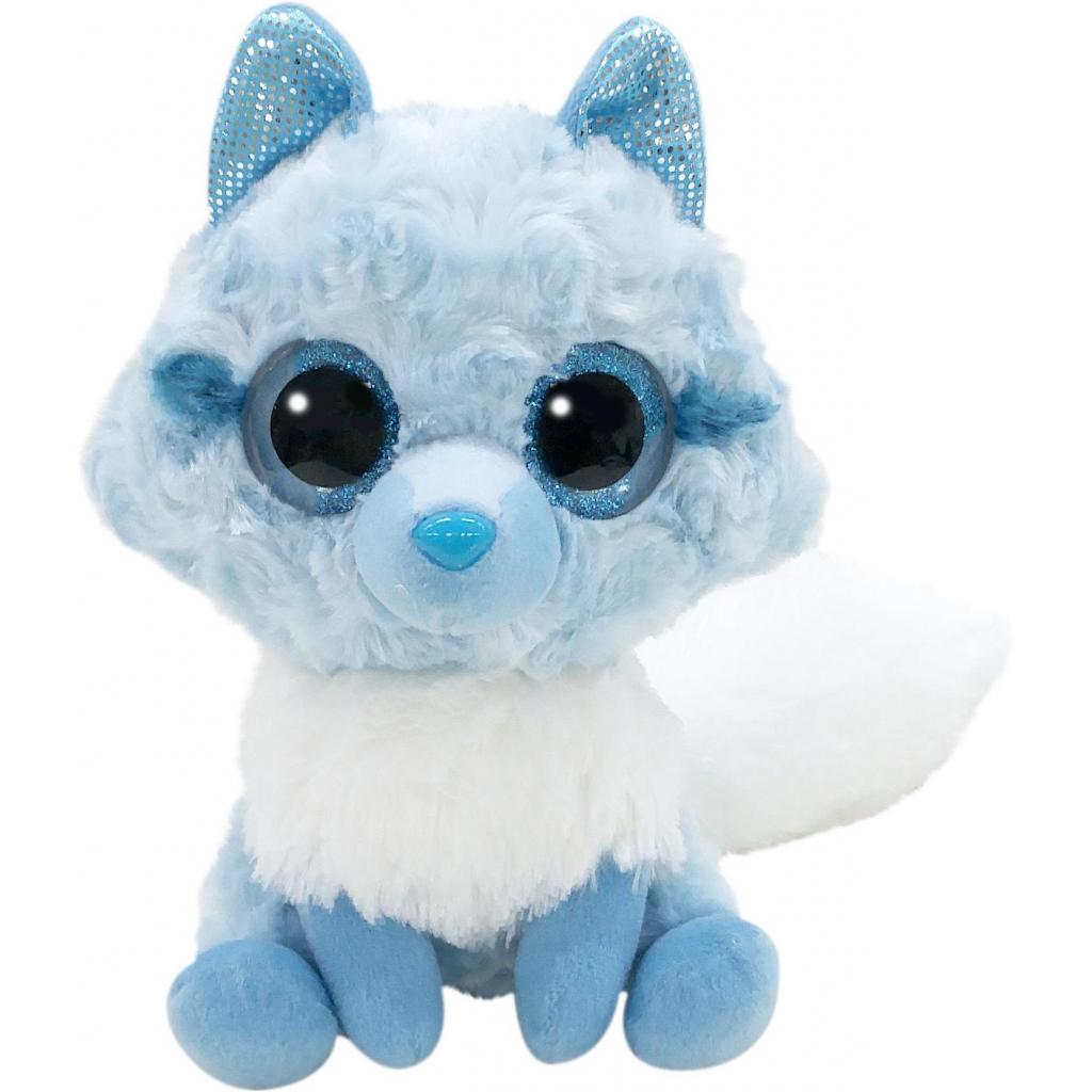 М'яка іграшка Aurora Yoo Нoo Арктична лисиця сяючі очі 20 см (170069A)