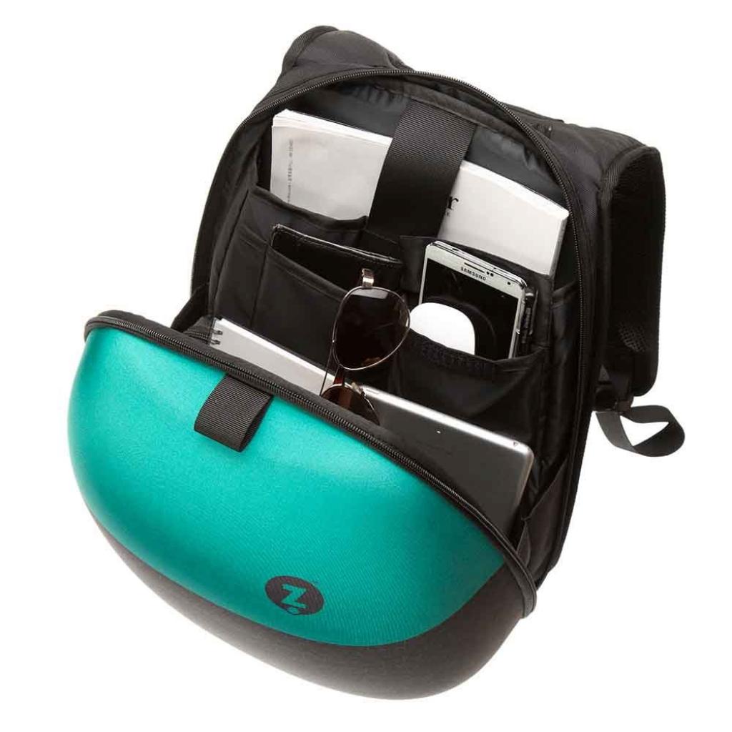 Рюкзак для ноутбука Zipit 14" SHELL BLACKTURQUOISE (ZSHL-BG) изображение 5