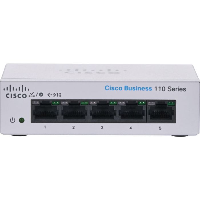 Коммутатор сетевой Cisco CBS110-5T-D-EU изображение 2