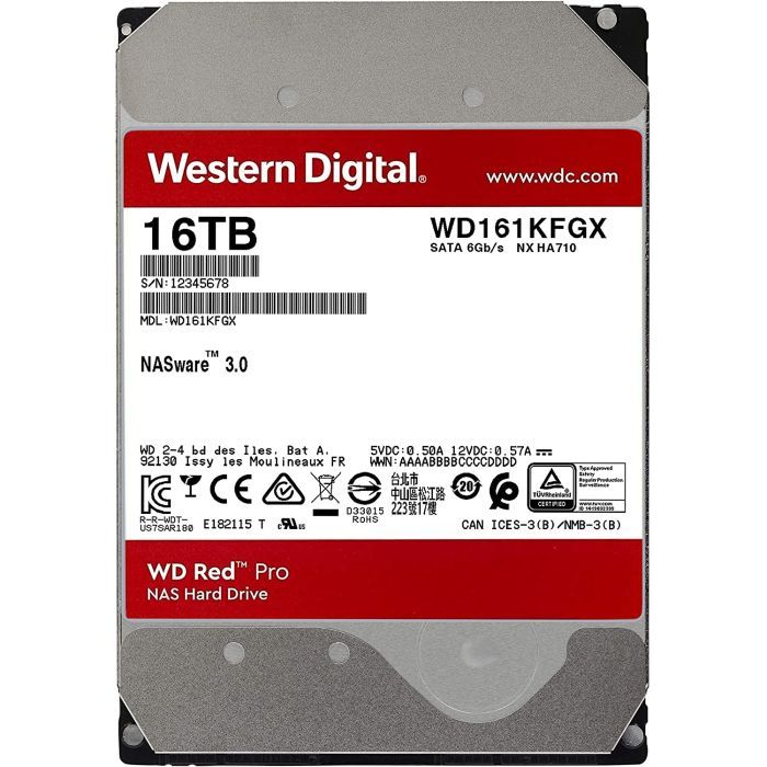 Жесткий диск 3.5" 16TB WD (WD161KFGX) изображение 2