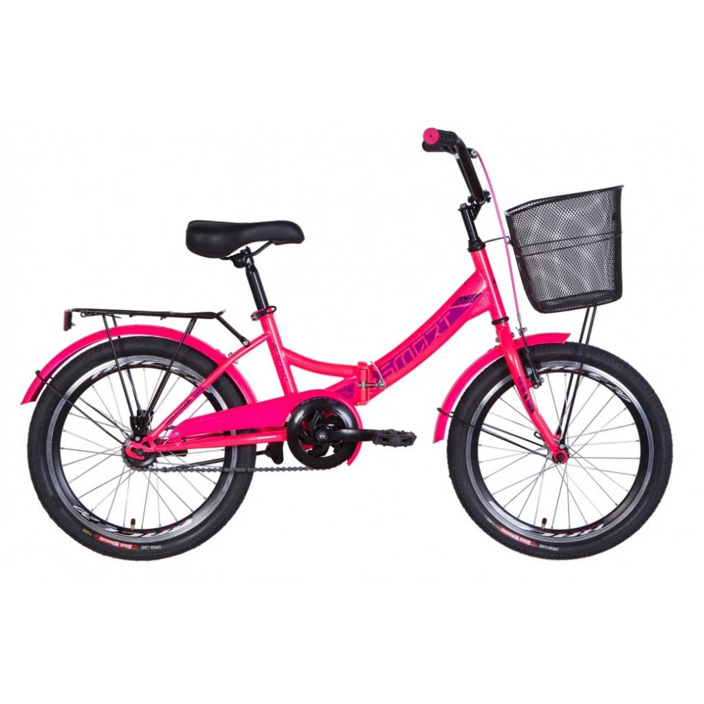 Велосипед Formula 20" SMART рама-13" 2021 багажник+корзина Pink (OPS-FR-20-063)