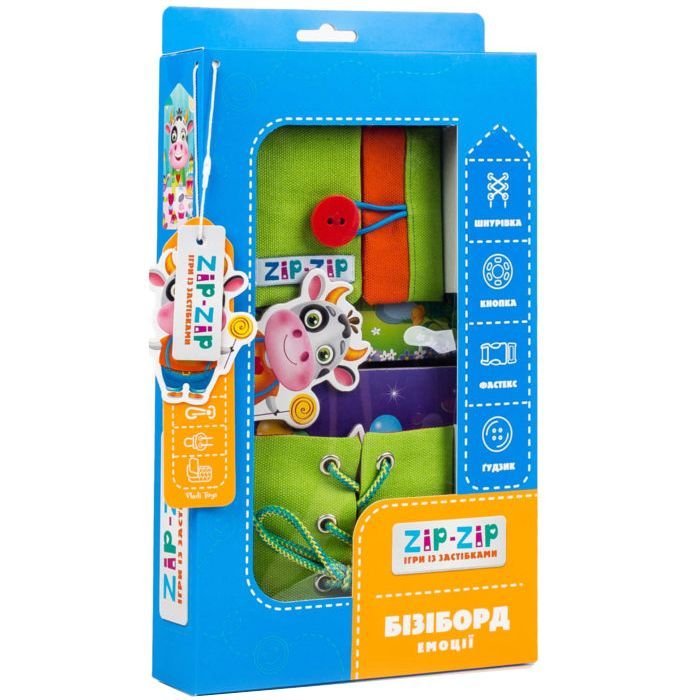 Развивающая игрушка Vladi Toys Бизиборд Эмоции (ZZ1001-01)