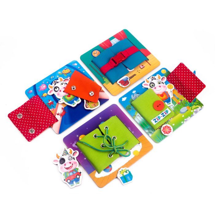 Развивающая игрушка Vladi Toys Бизиборд Эмоции (ZZ1001-01) изображение 2