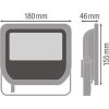 Прожектор Osram FLOODLIGHT 50 W 3000 K IP65 BK (4058075097568) изображение 4