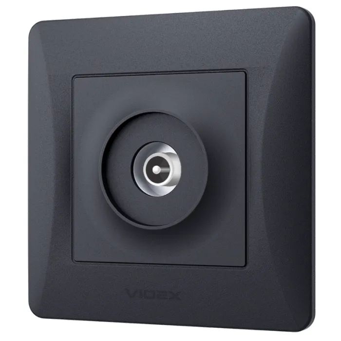 ТВ розетка Videx BINERA TV одинарна кремо (VF-BNSK1TVME-CR) > ціни в Києві та Україні ТВ розетка Videx BINERA TV одинарна кремо (VF-BNSK1TVME-CR)