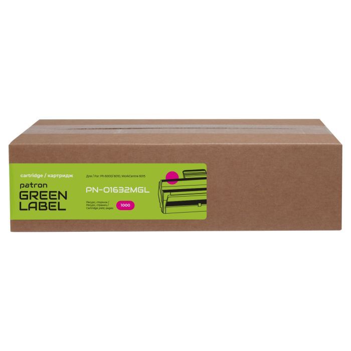 Тонер-картридж Patron Xerox 106R01632 Green Label, Magenta (PN-01632MGL) изображение 2