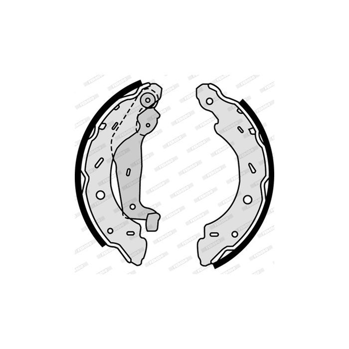 Гальмівні колодки FERODO FSB614