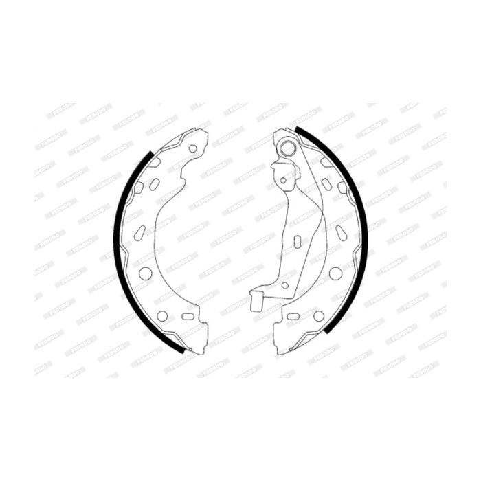 Гальмівні колодки FERODO FSB614 зображення 2