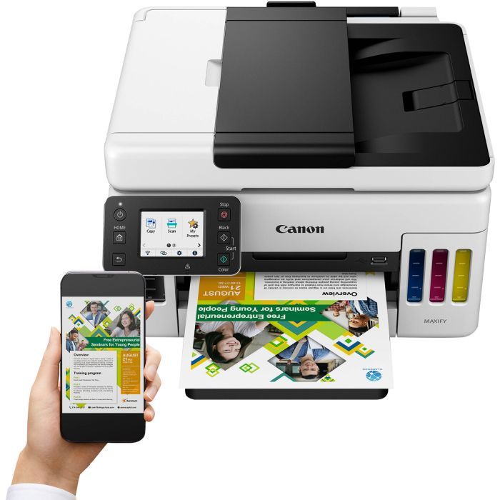 Багатофункціональний пристрій Canon MAXIFY GX6040 з Wi-Fi (4470C009) зображення 4