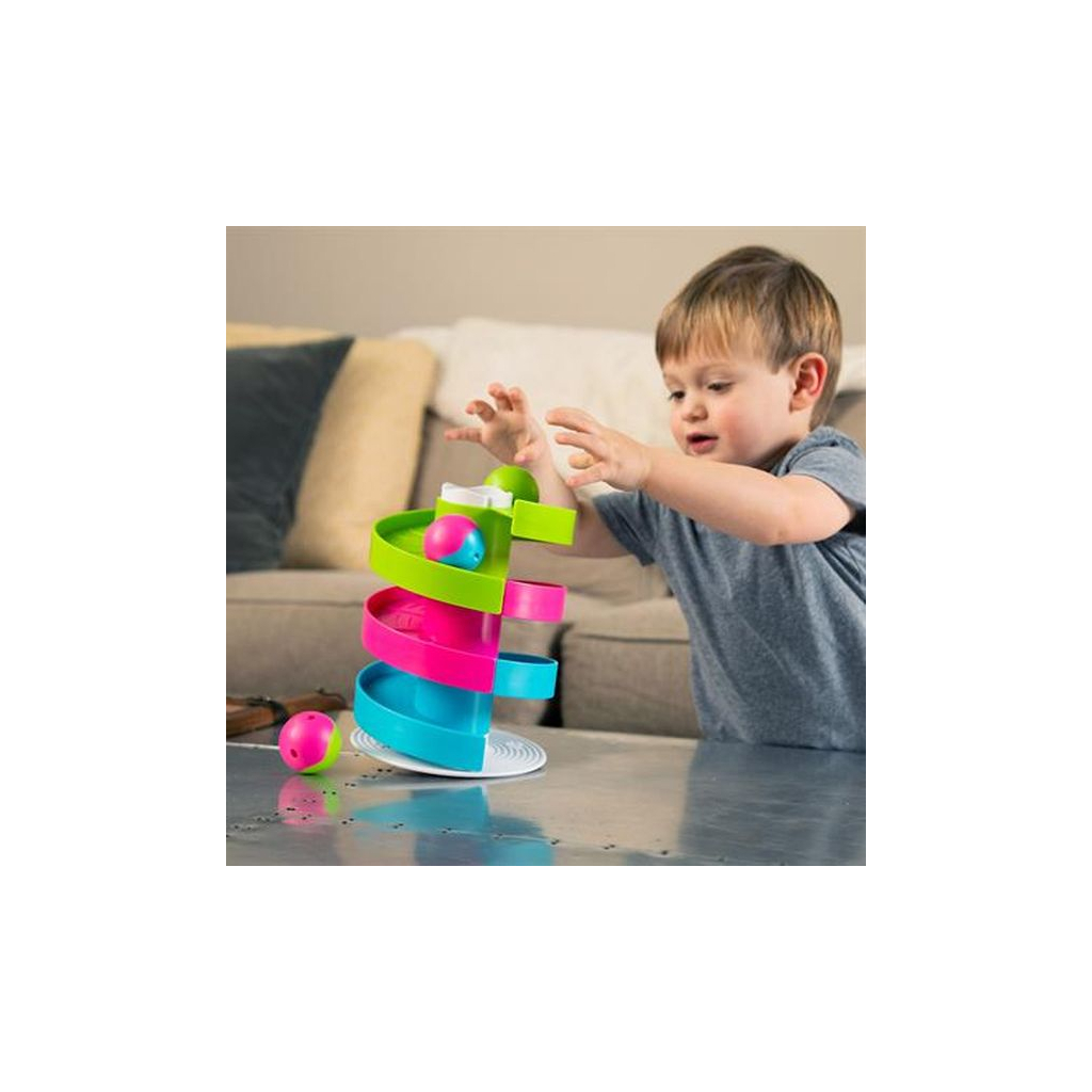 Развивающая игрушка Fat Brain Toys Трек-балансир для шариков Wobble Run (F273ML) изображение 8
