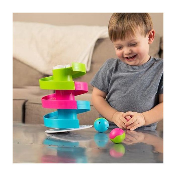 Развивающая игрушка Fat Brain Toys Трек-балансир для шариков Wobble Run (F273ML) изображение 9