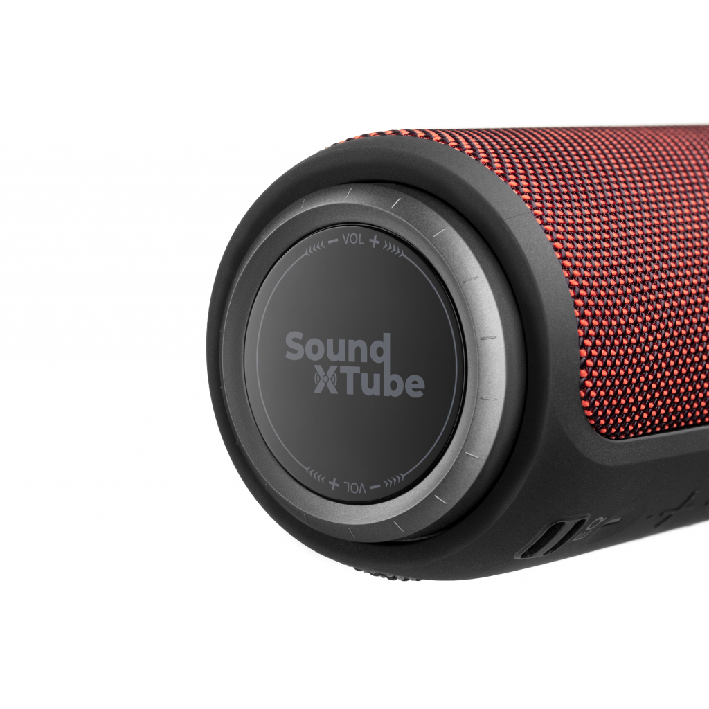 Акустична система 2E SoundXTube TWS MP3 Wireless Waterproof Red (2E-BSSXTWRD) зображення 7