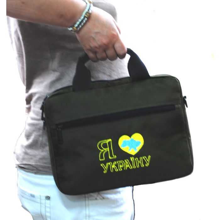 Сумка для ноутбука Porto 12'' PN12 LoveUkraine Black (PN12BK_LoveUkr) изображение 5