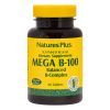Витамин Natures Plus B-комплекс медленного высвобождения, MEGA В-100, Nature's Pl (NTP1430)