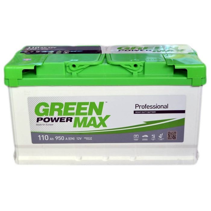 Акумулятор автомобільний GREEN POWER MAX 110Ah (000026189)