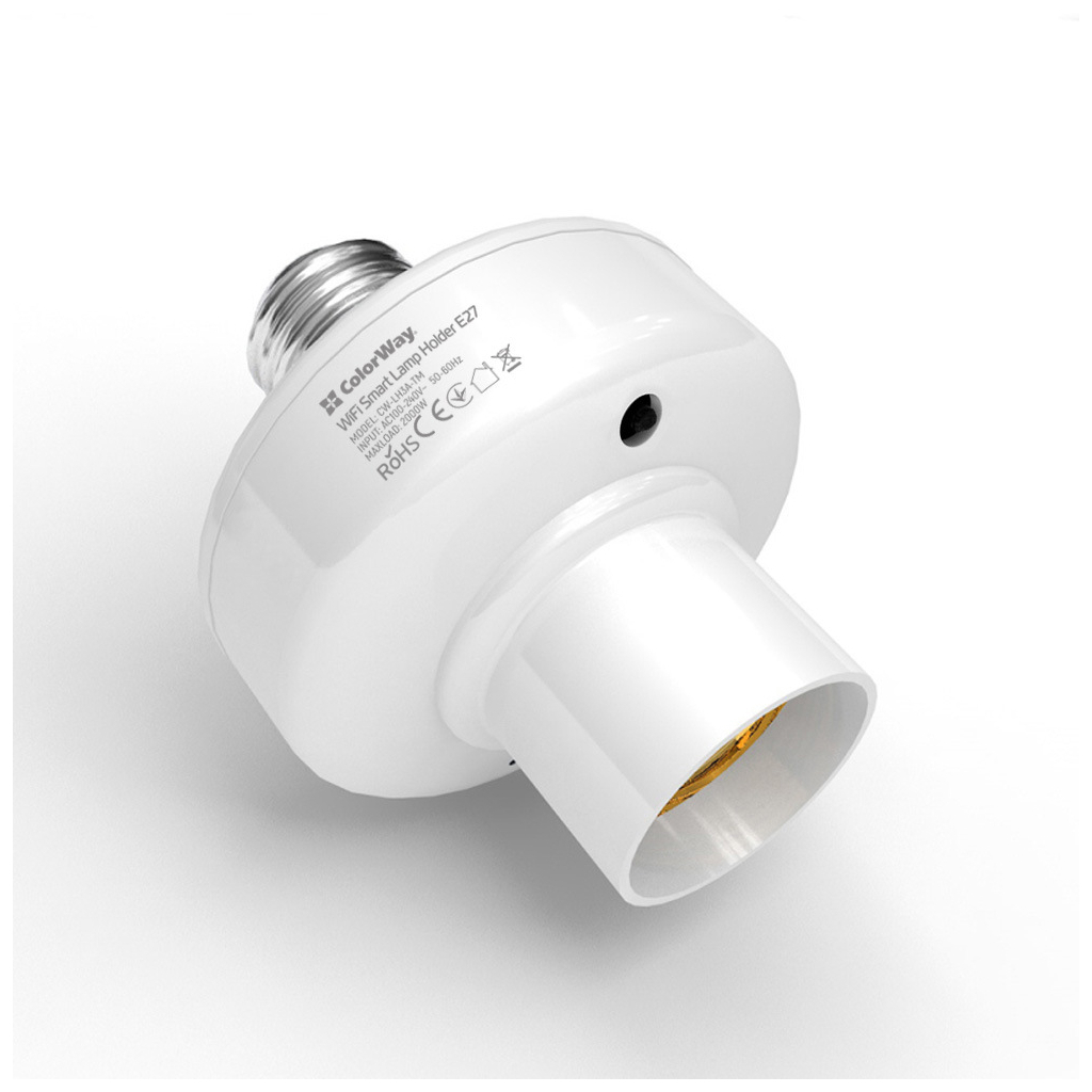 Розумна лампочка ColorWay Wi-Fi Smart Lamp Holder E27 (CW-LH3A-TM) зображення 7