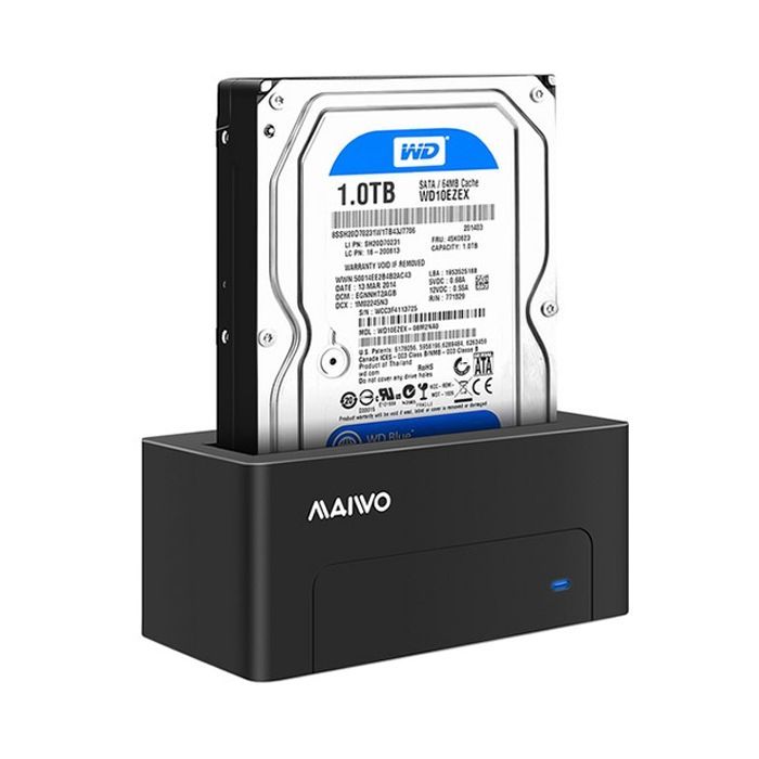 Док-станция для накопителей Maiwo HDD 2.5"/3.5" SATA/SSD USB 3.0 (K308P)