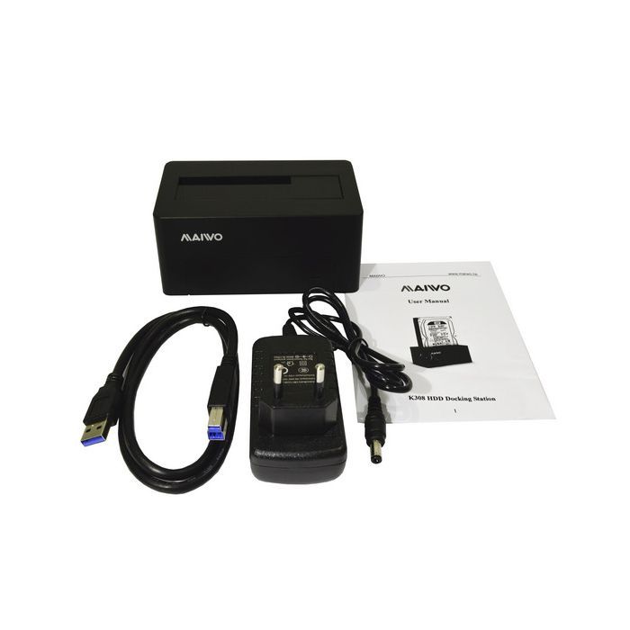 Док-станция для накопителей Maiwo HDD 2.5"/3.5" SATA/SSD USB 3.0 (K308P) изображение 7