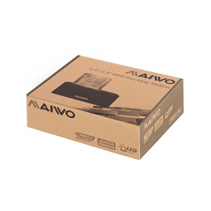 Док-станция для накопителей Maiwo HDD 2.5"/3.5" SATA/SSD USB 3.0 (K308P) изображение 8