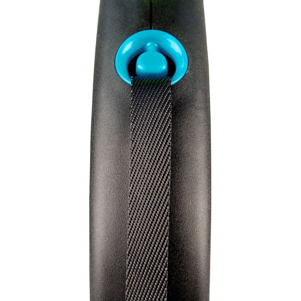 Повідок для собак Flexi Black Design L стрічка 5 м (синій) (4000498034132) зображення 2