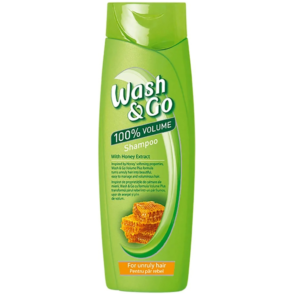 Шампунь Wash&Go з екстрактом меду для неслухняного волосся 400 мл (8008970042220)