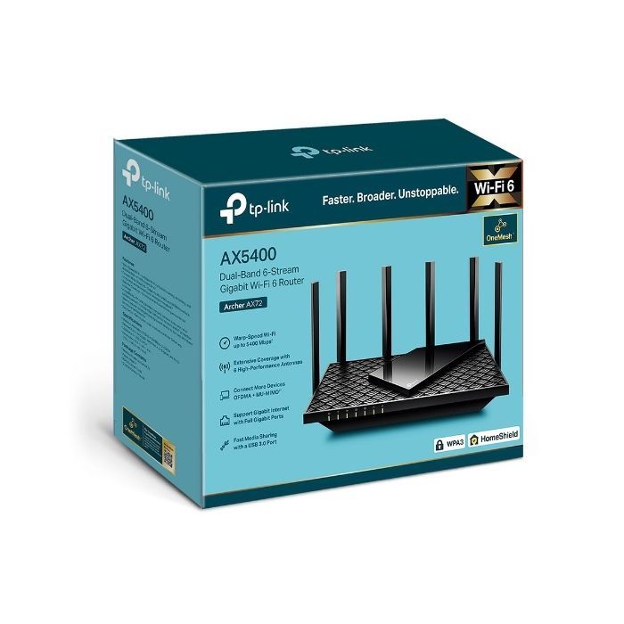 Маршрутизатор TP-Link ARCHER-AX72 зображення 4