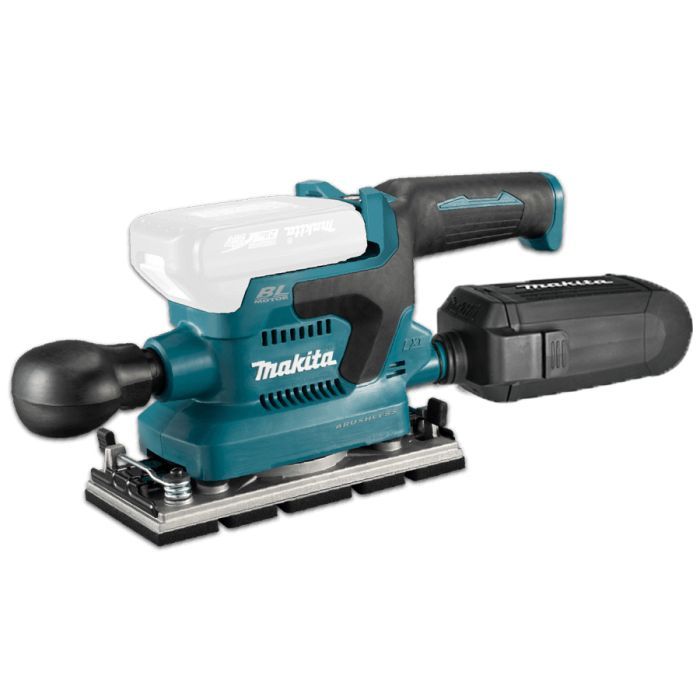 Шліфувальна машина Makita DBO380Z LXT, 18В, 93x185мм (без АКБ та ЗП) (DBO380Z)