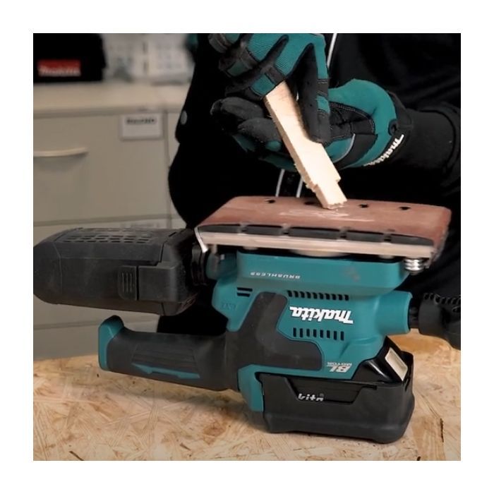 Шліфувальна машина Makita DBO380Z LXT, 18В, 93x185мм (без АКБ та ЗП) (DBO380Z) зображення 4